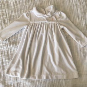 Ralph Lauren velour white dress
